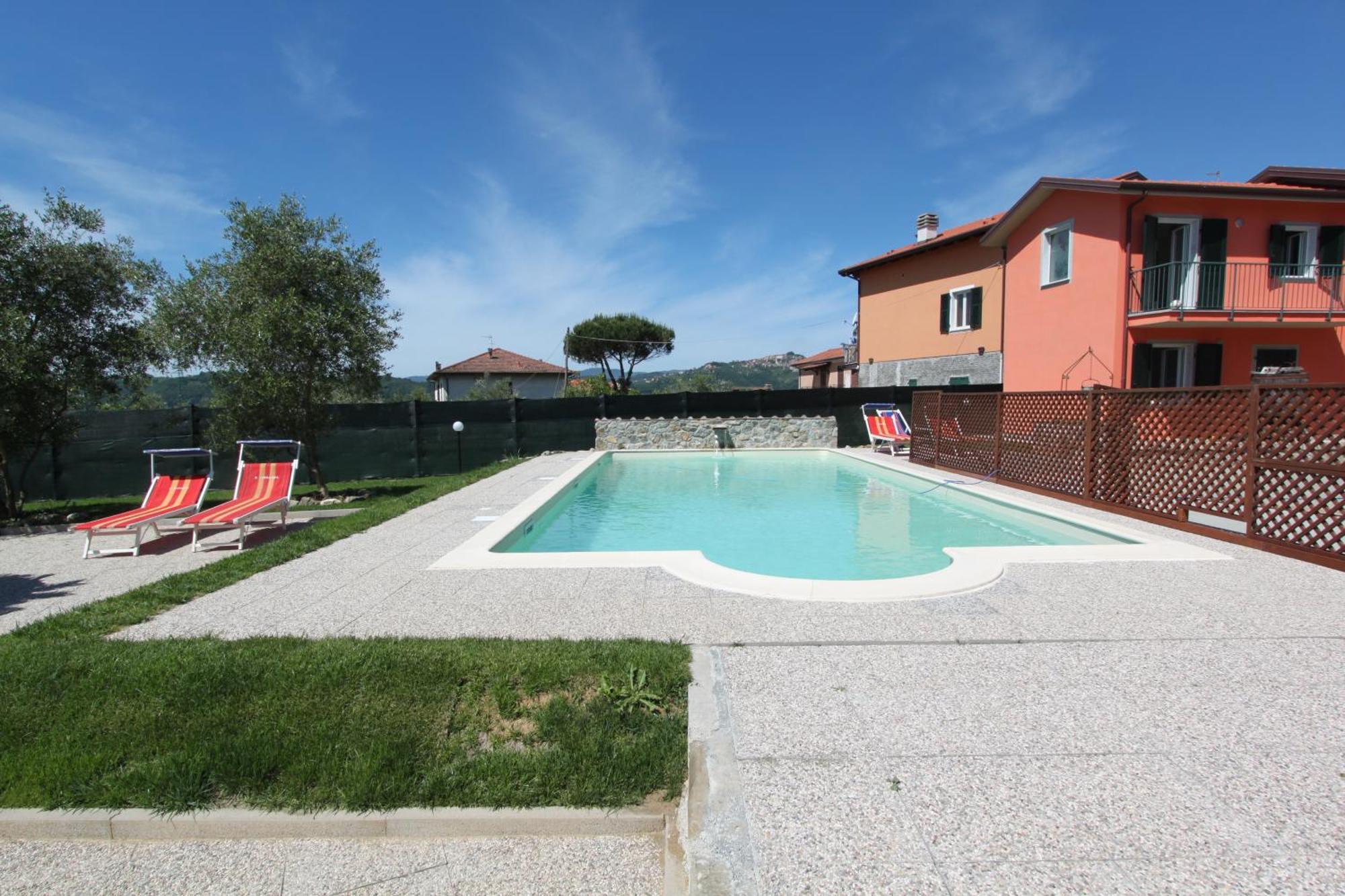 La Fonda Casa Vacanze-Appartamenti Con Piscina Санто-Стефано-ді-Маґра Екстер'єр фото